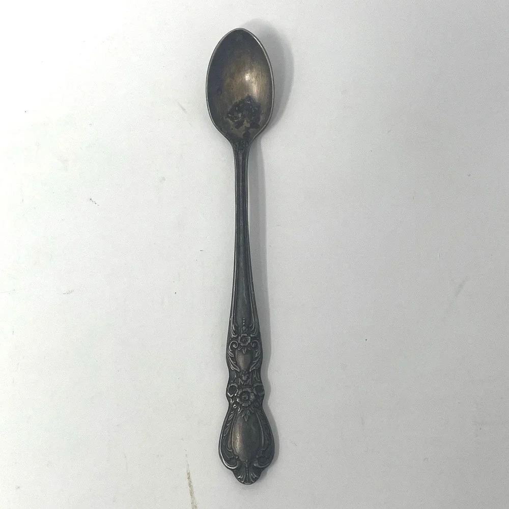 Vintage Silverplate Spoons Lot of 3 Rogers Bros Oneida 1847‎ 1881 Floral Ornate